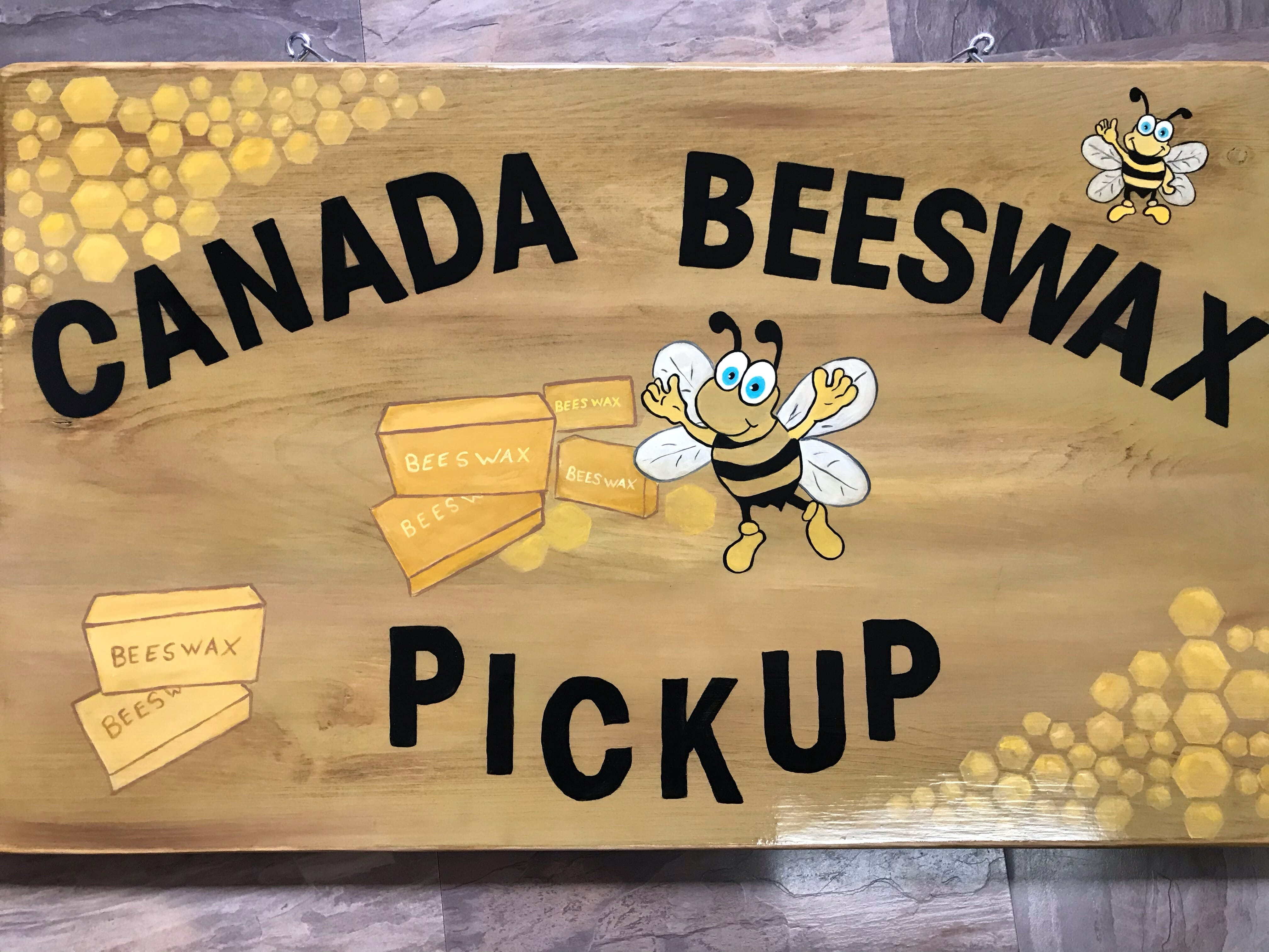 Canada Beeswax Wooden Sign